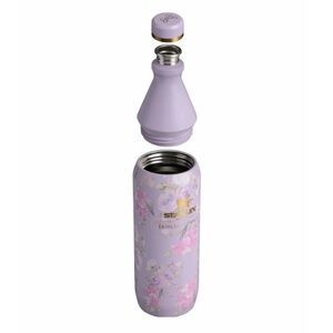 LOVESHACKFANCY x STANLEY Limited Edition Lavender Purple Floral Slim Bottle 20oz